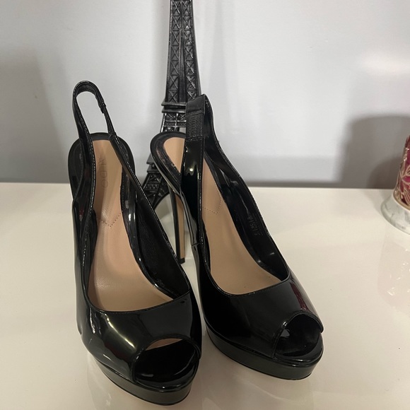 Aldo black high heels. - Picture 3 of 4
